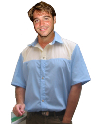 Camisa social com recorte